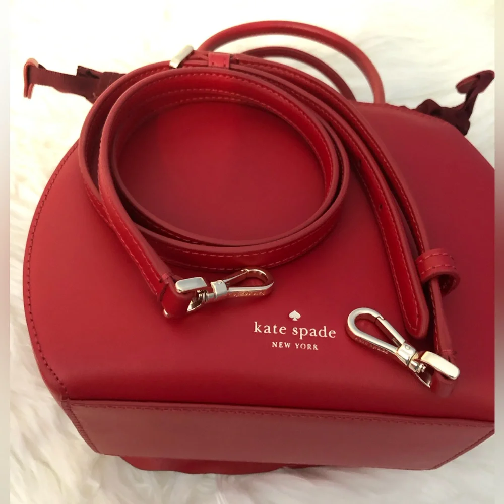 RARE Kate spade 3D Flora Red Rose Cross Body Bag - Picture 8 of 13